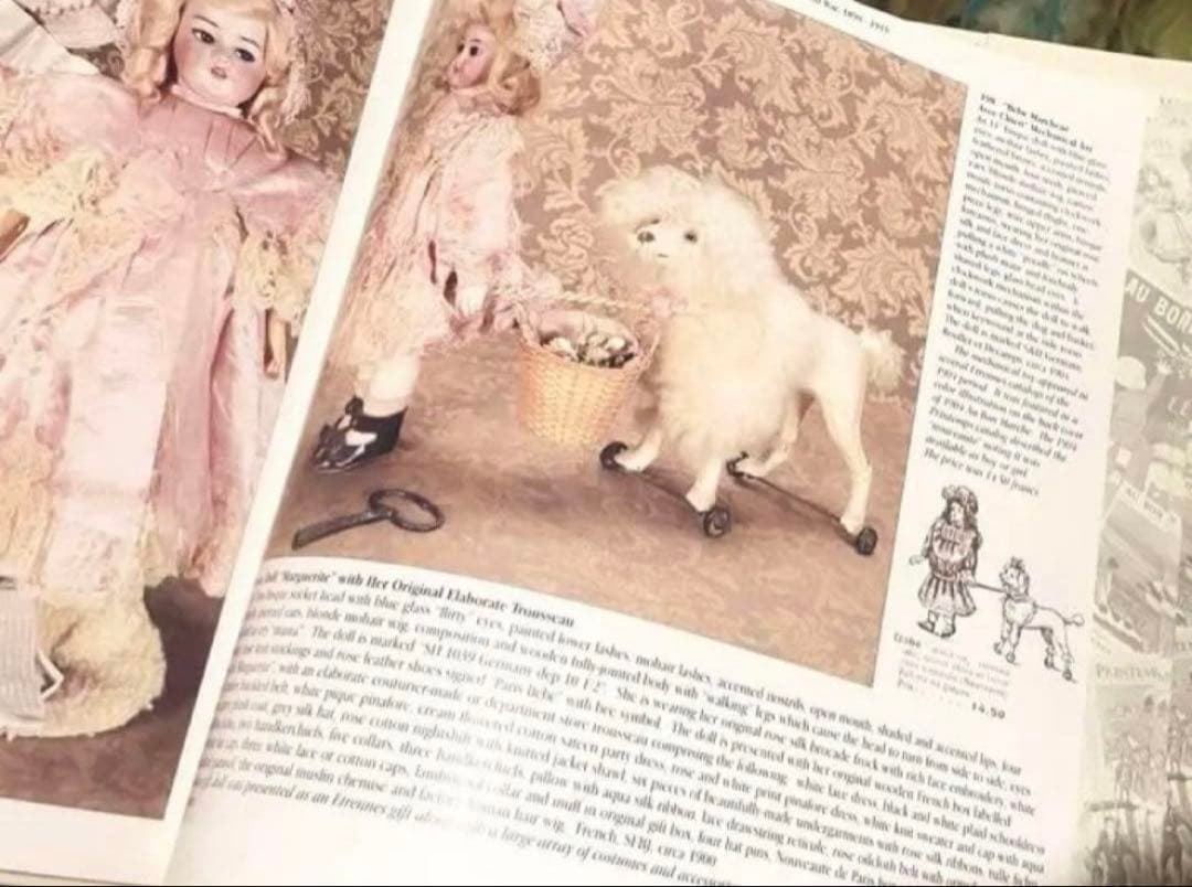 France♡洋書　19世紀の人形とおもちゃの古書