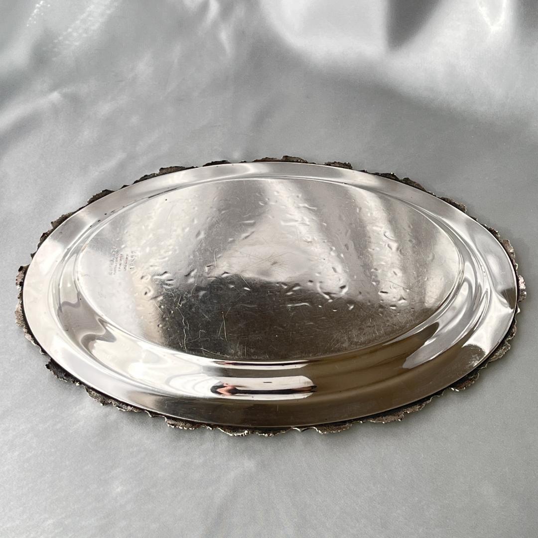 【W M Rogers】 ワイントレー / ドリンクトレー オーバル型 27cm