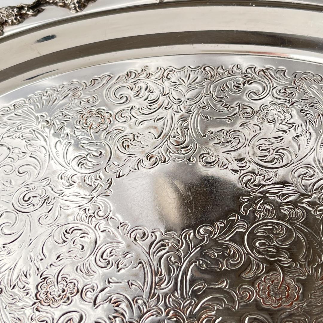 【W M Rogers】 ワイントレー / ドリンクトレー オーバル型 27cm