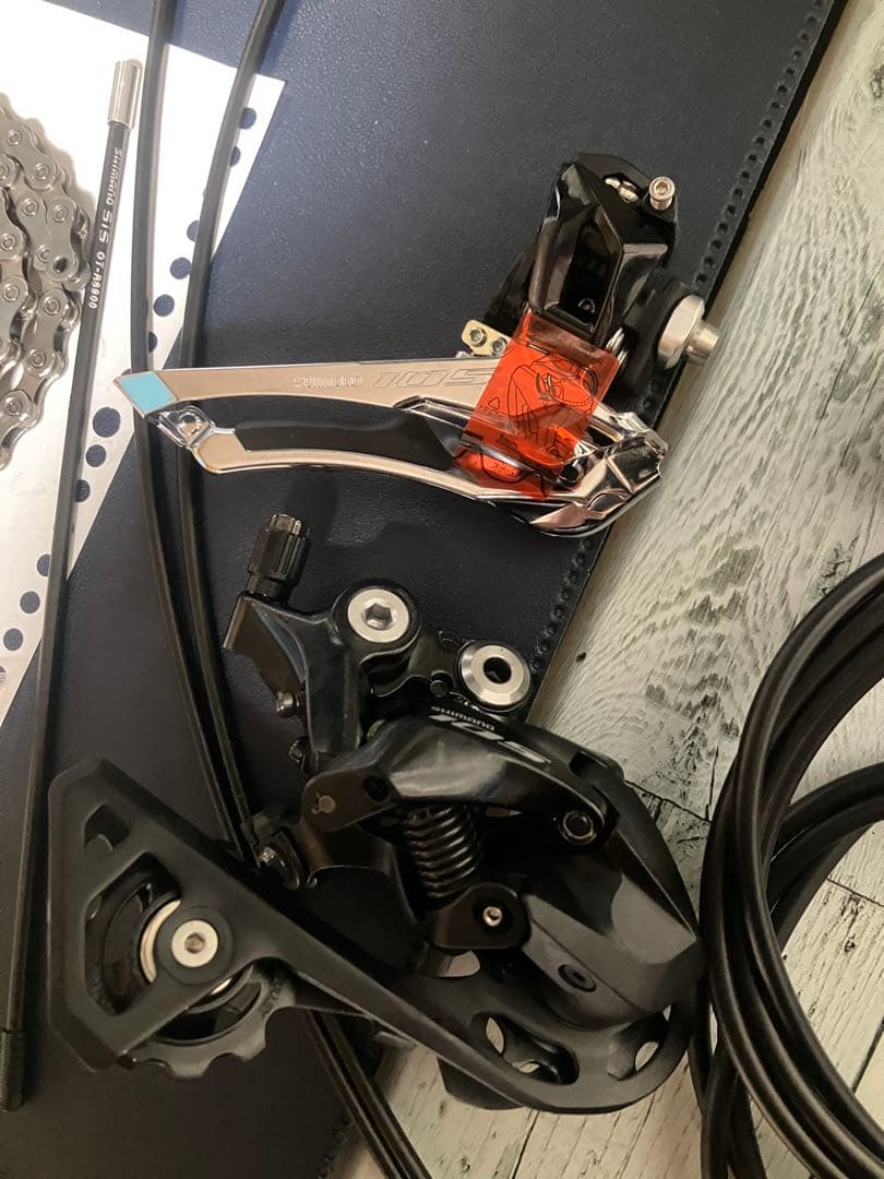 未使用　シマノ　105 r7000 クランク、スプロケなし