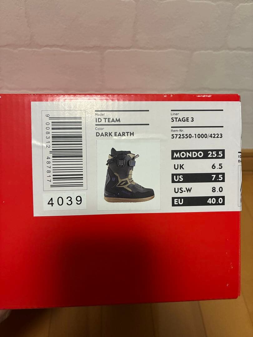 最新DEELUXE TEAM ID 25-26スノーボードブーツ 25.5cm