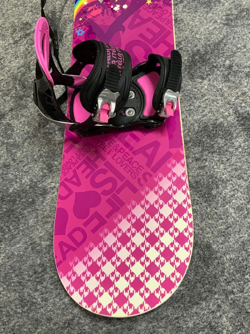 HEAD スノーボード 142cm ビンディング付き　女性用