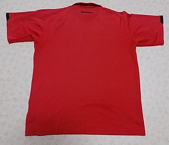 19547　テーラーメイド　メンズ　ポロシャツ　赤　サイズＬ