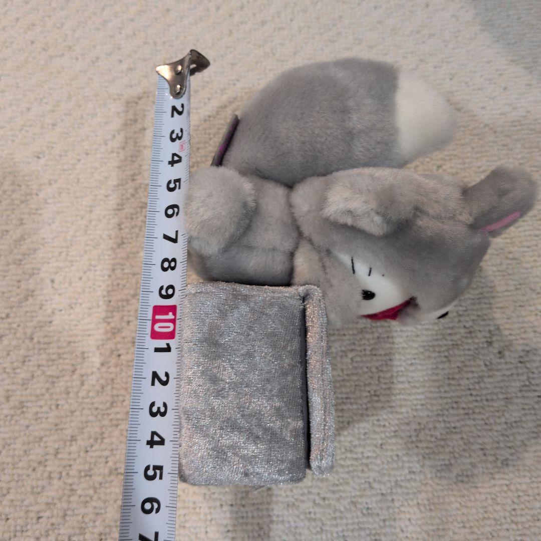 北海道限定　ハローキティ　ギンギツネ　ぬいぐるみ2004年　ぬいぐるみ小物入れ