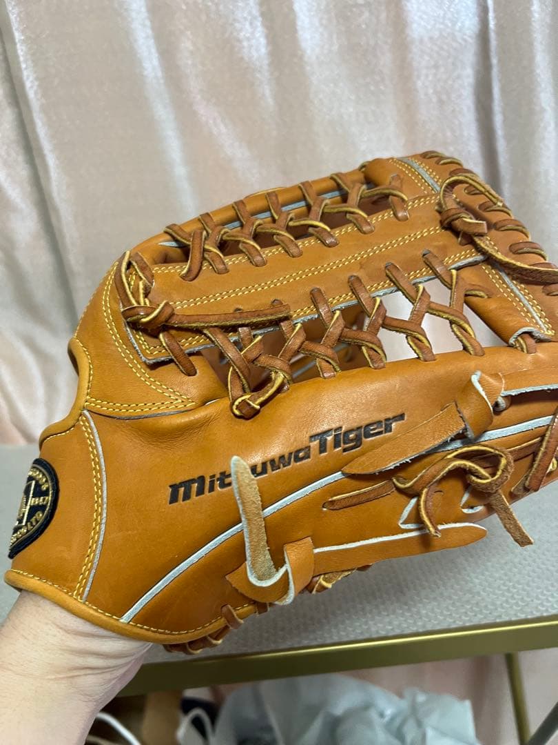 MITSUWA TIGER ミツワ タイガー 軟式グローブ 外野用