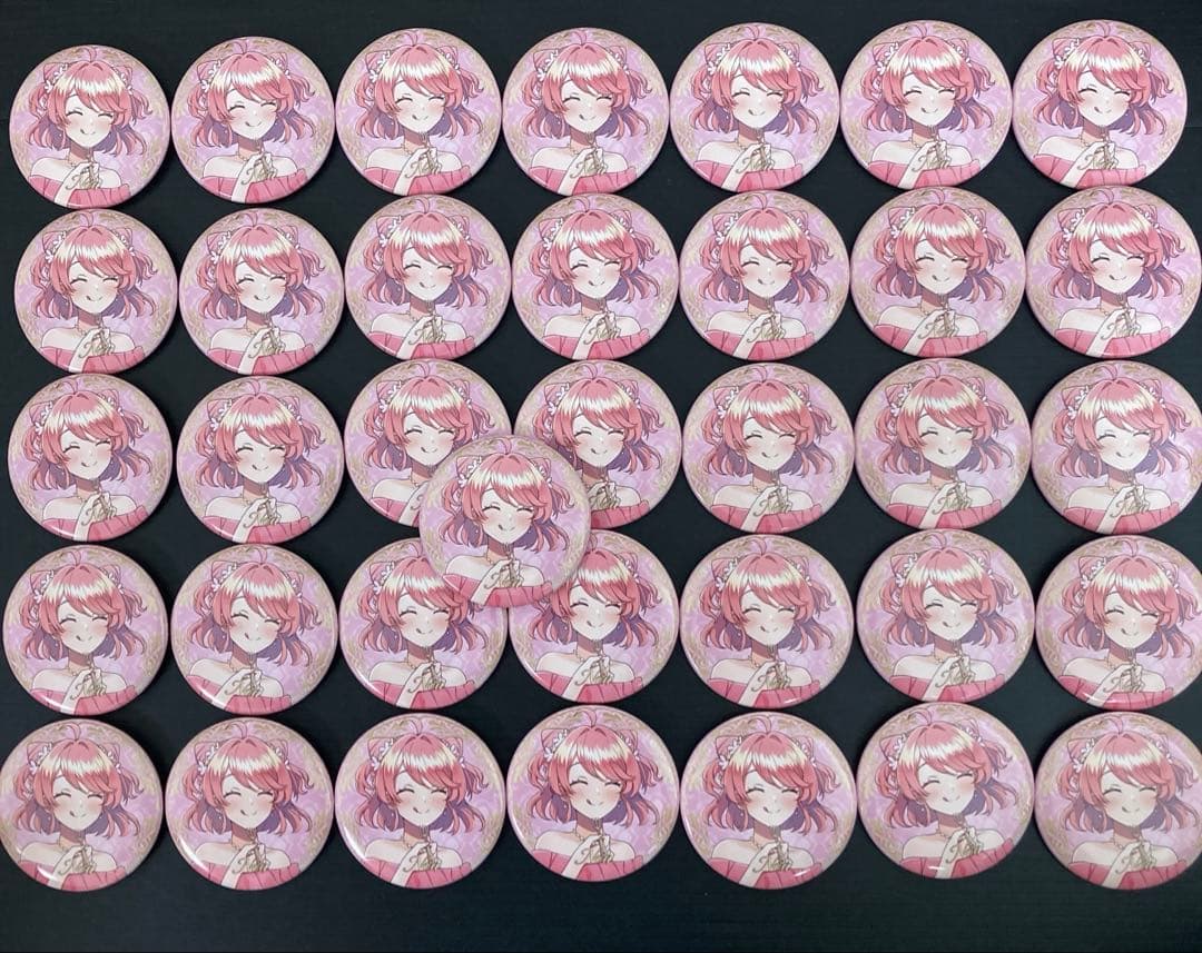 カラフルピーチ　のあ　缶バッジ36個　プレミアムピーチパーティ　ぴぷぱ