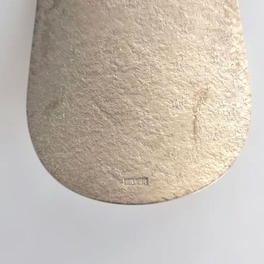 銀製　靴べら　シルバー925　蓮葉　鳳凰　金魚（ランチュウ）　アンティーク