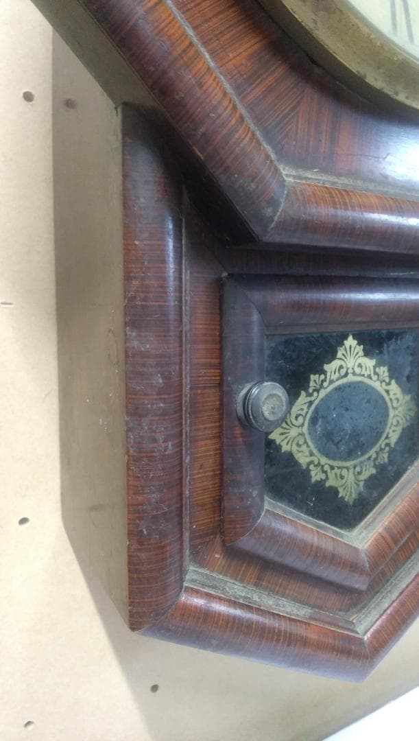 古い柱時計　　⑧