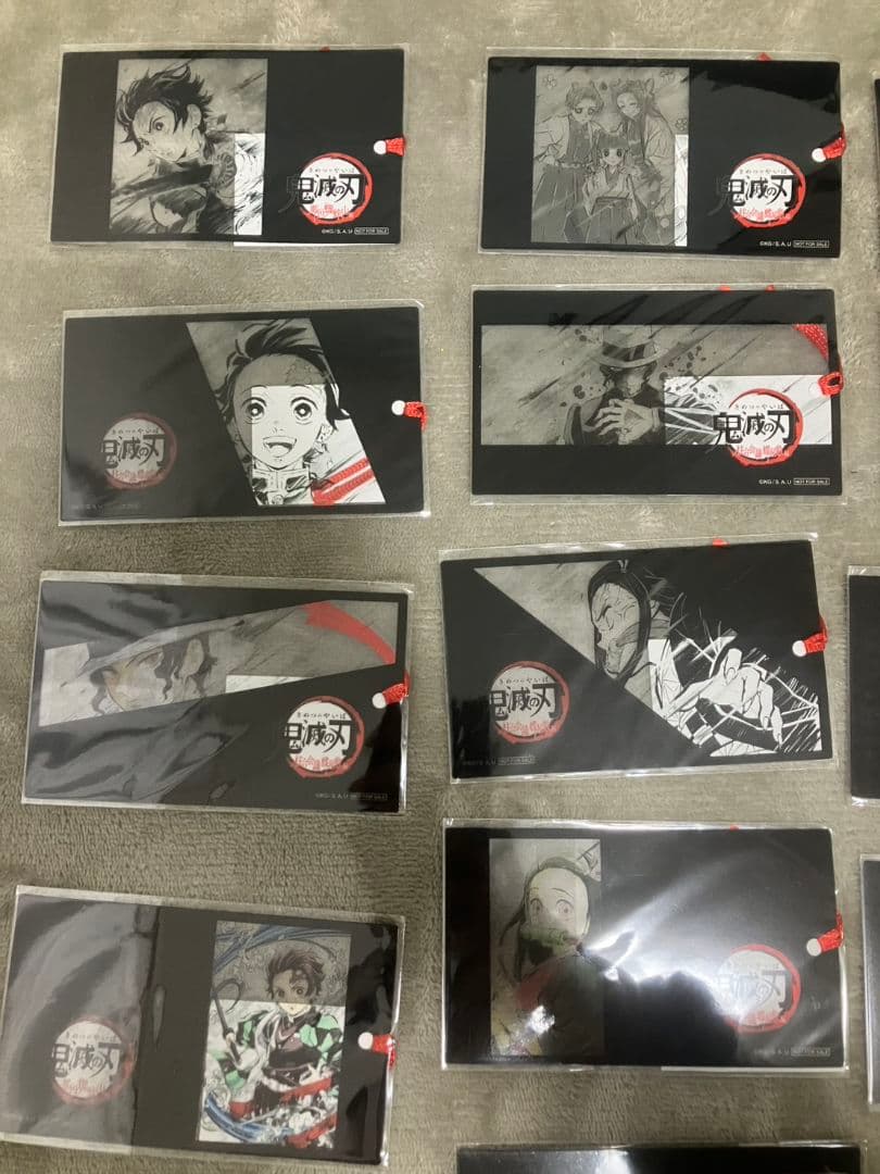 鬼滅の刃　しおり風クリアカード　アイキャッチクリアカード19種　まとめ売りセット