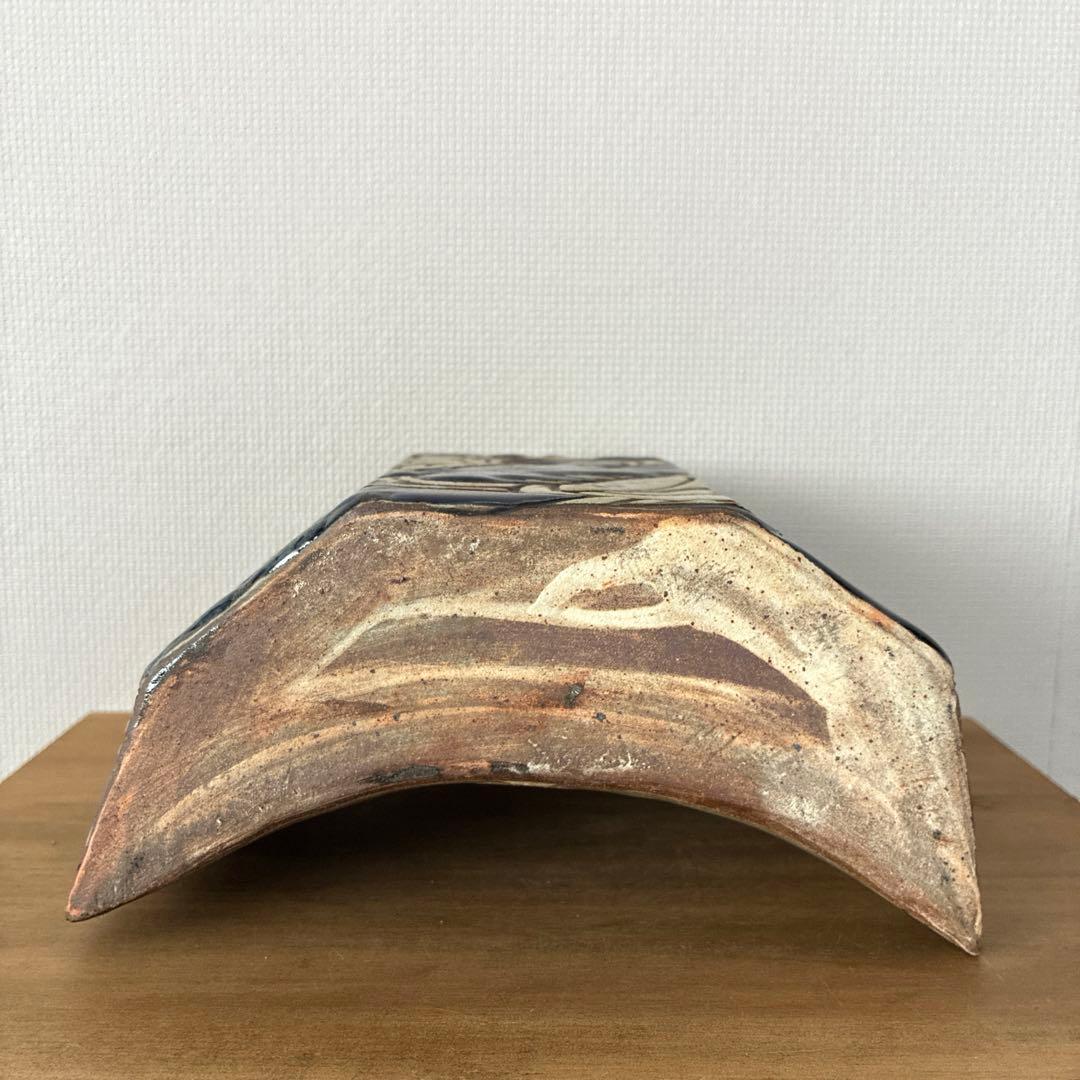 【欠けあり】新品未使用 壺屋焼 金城須美子(金城次郎の長女) 抱瓶