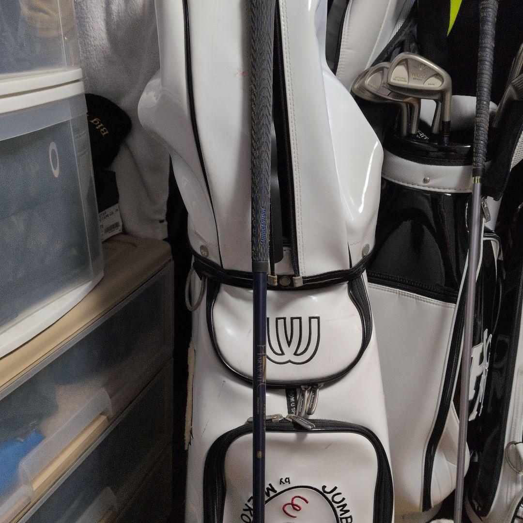 ジャンボ尾崎　ウエサコ　キャディーバッグとドライバー　パターのセット