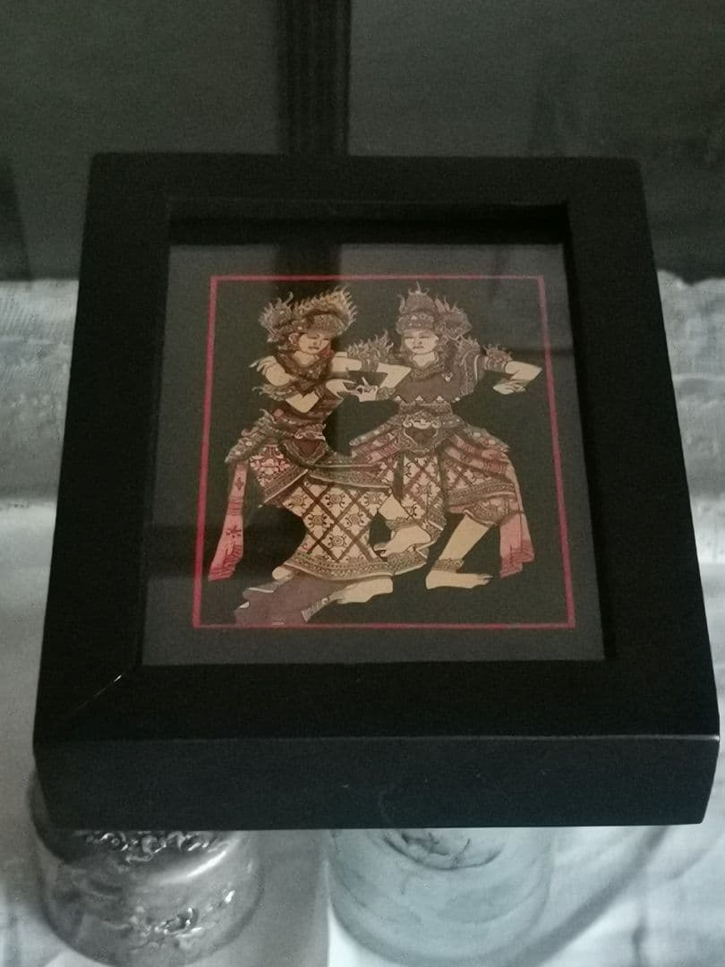 インドネシアバリ島アート細密画 神の踊り コモシャンバラ ベガワンギリ専属絵師作