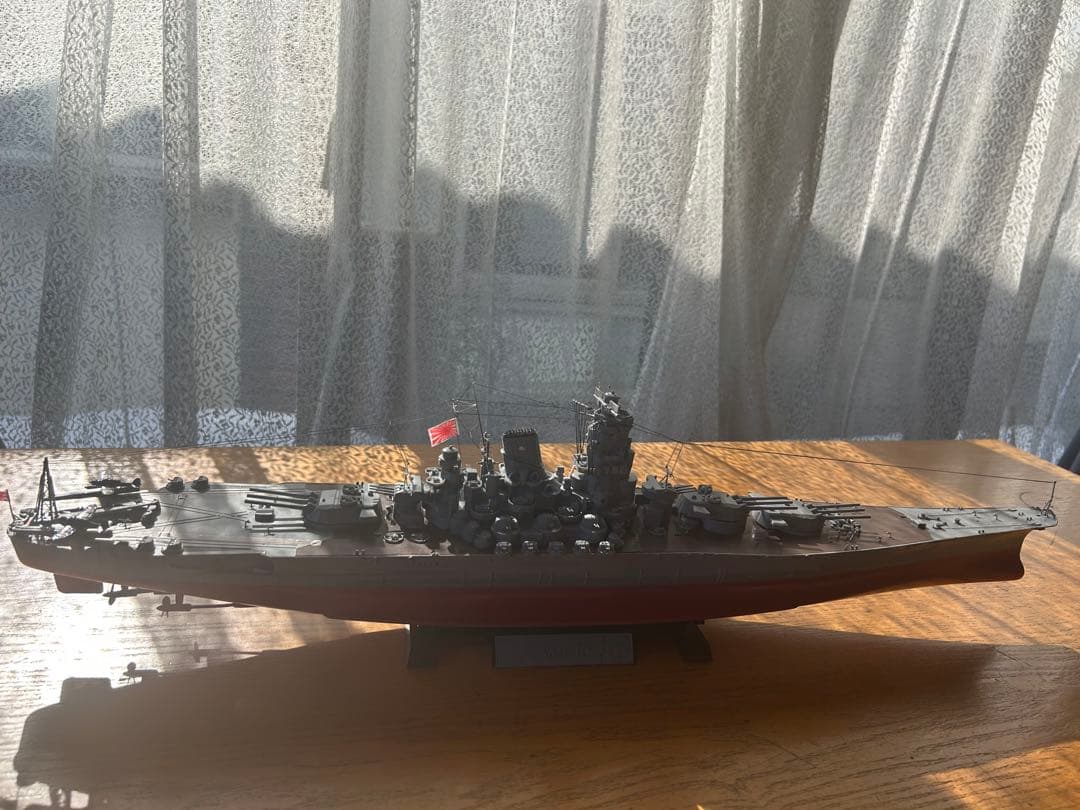 (超精密製作)男達の戦艦大和最終型 サイズ1/350完成品(送料込み)販売です。