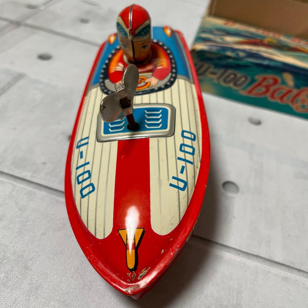 U-100 Baby Boat 未使用 ブリキ製旭玩具製作所（ASC）