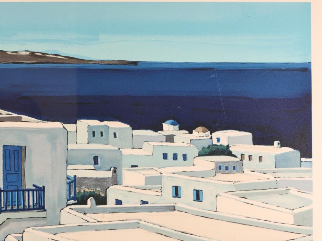 BK293 ジャン・クロード・キリチ 「ミコノス島の花と光 」 76/250