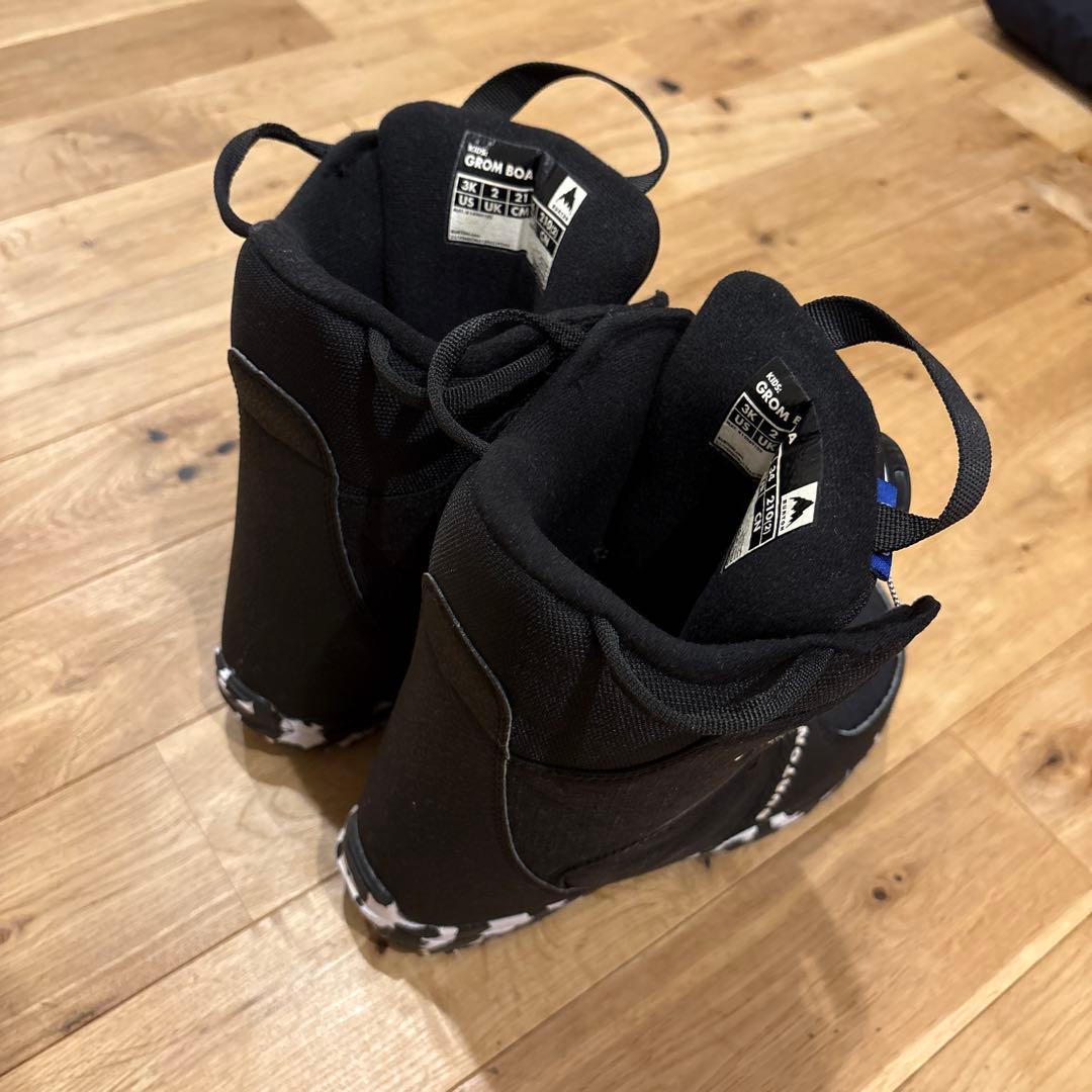 BURTON GROM BOA 子ども用スノーボードブーツ 3K 21cm