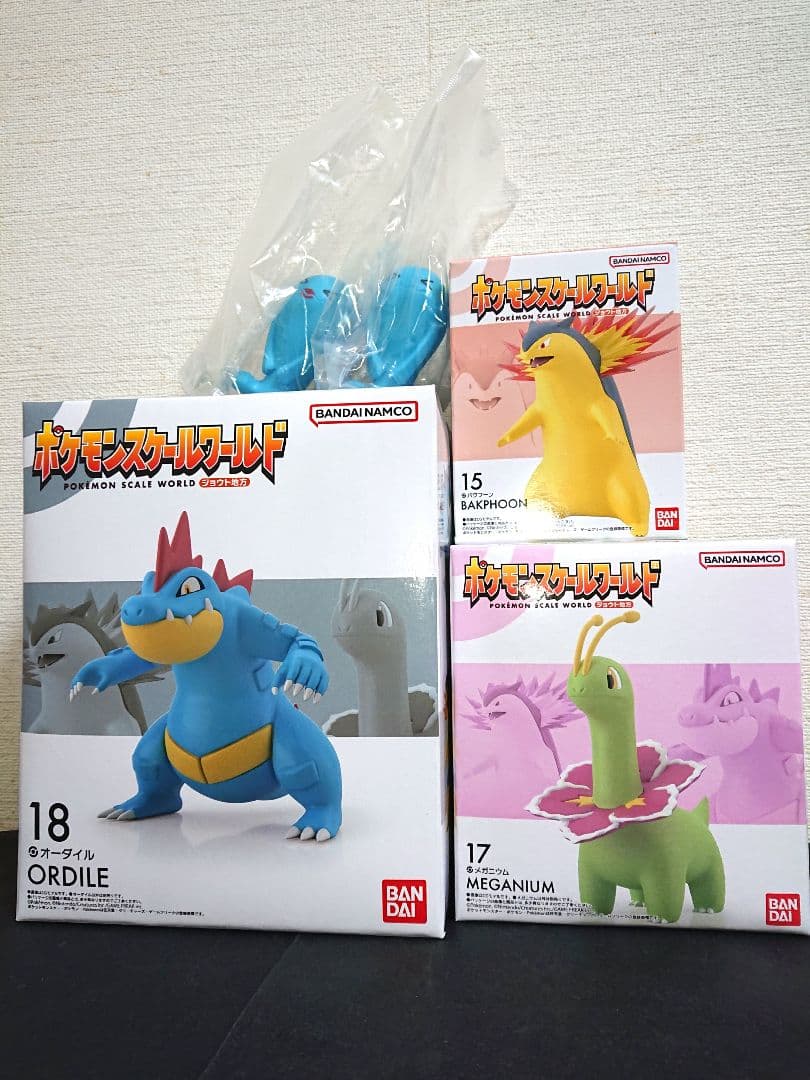 ポケモンスケールワールド オーダイル メガニウム バクフーン ソーナンス