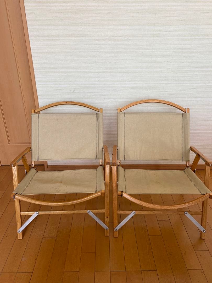 カーミットチェア　タン　2脚セット