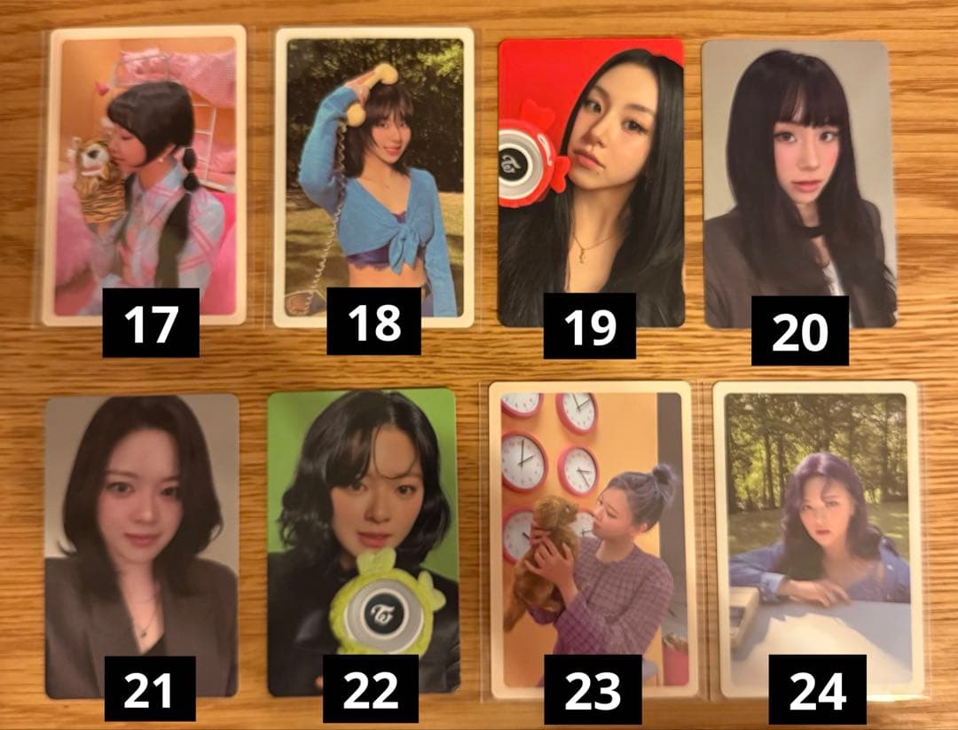 TWICE トレカ　バラ売り組合せ自由　２枚以上で割引