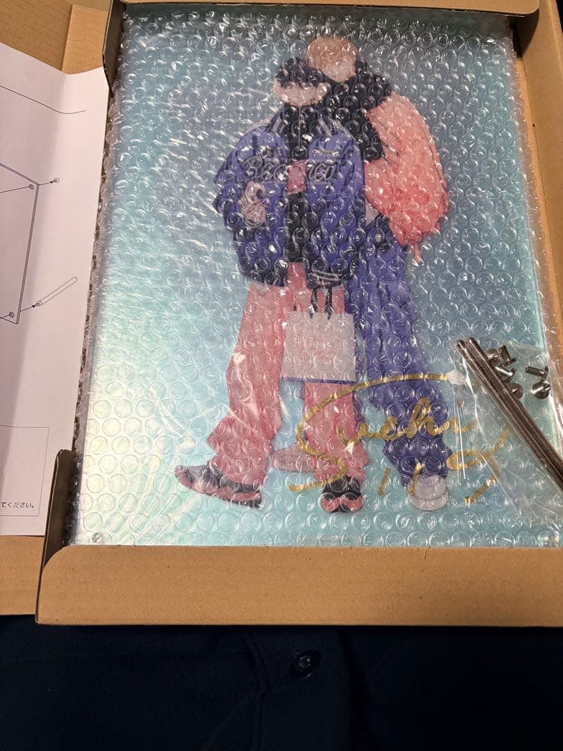 ブルメロ　winter date 箔押し複製入アクリルアートパネル　末広マチ先生