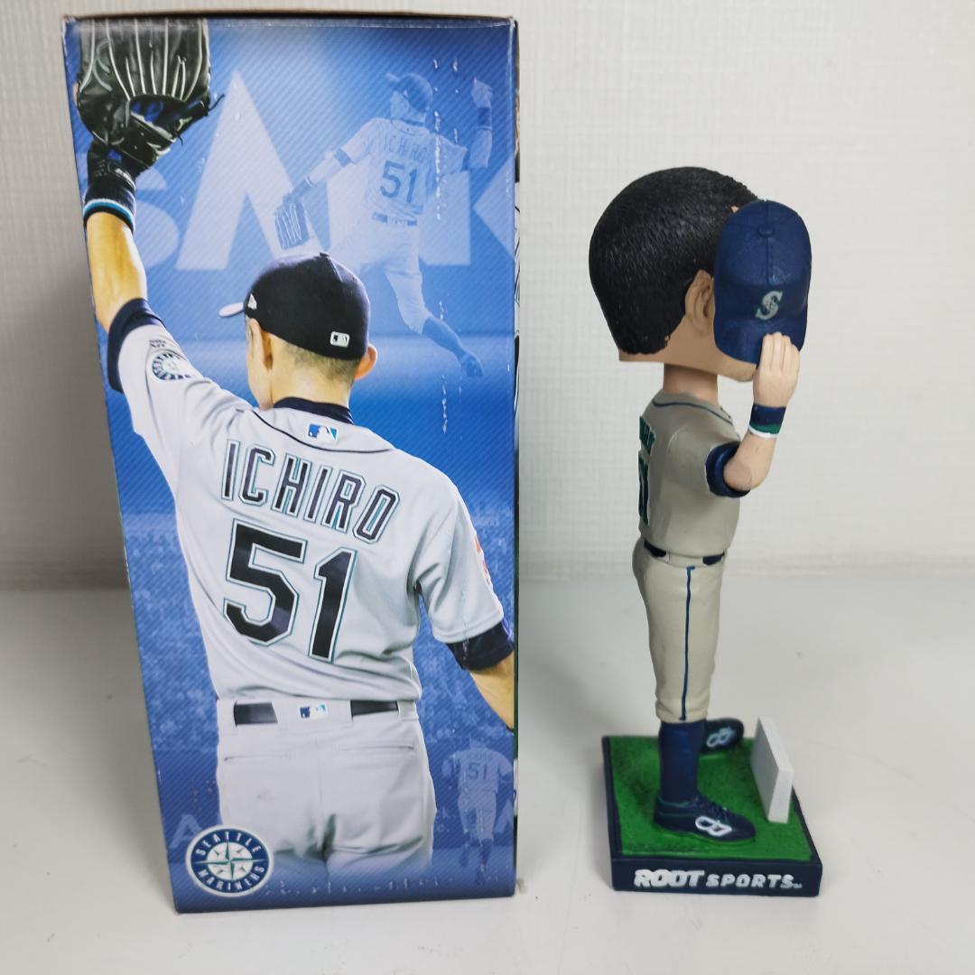 イチロー 引退試合記念 ボブルヘッド 球場配布品 バブルヘッド 首振り IEE7