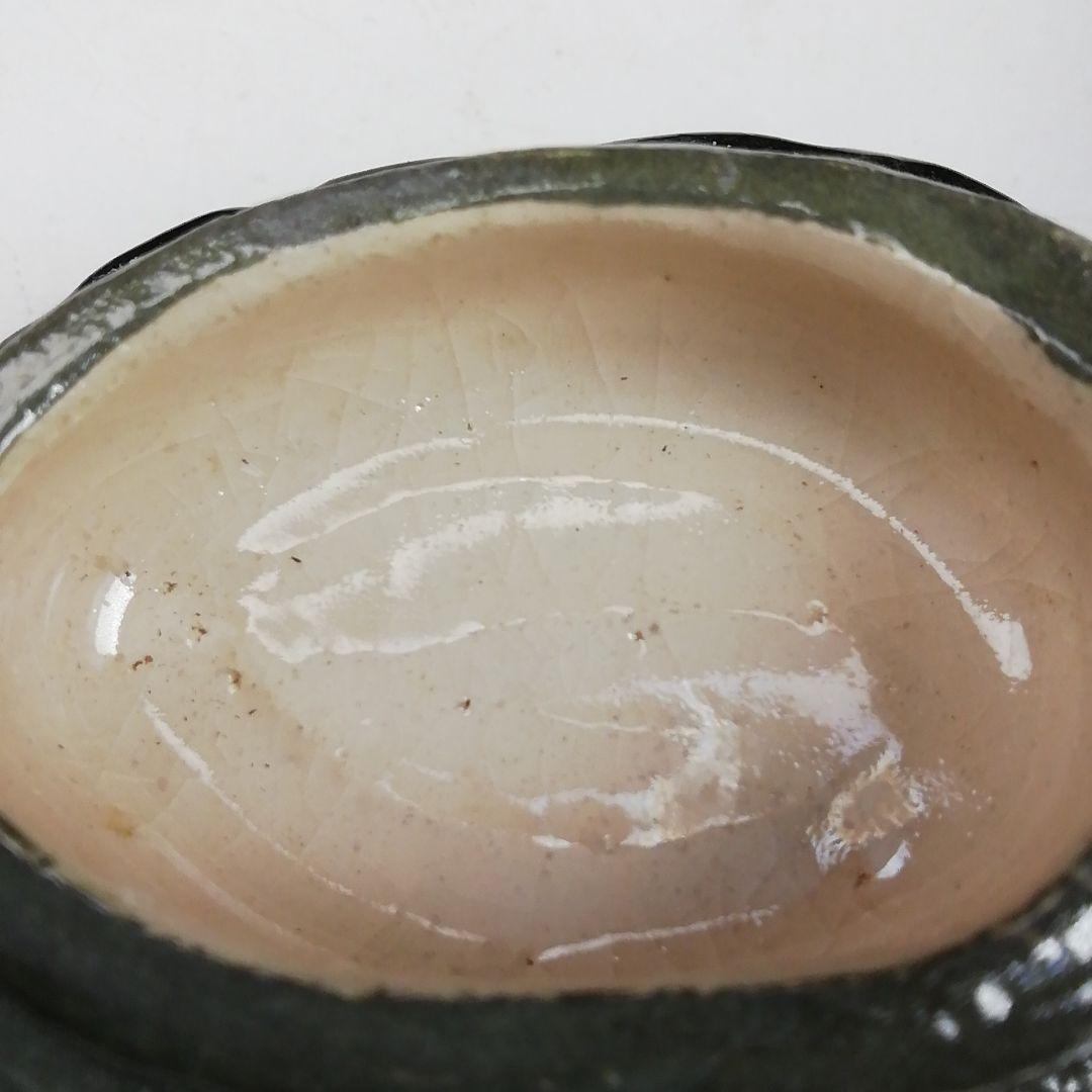 Ｔ８４０　香合　『鬼の念仏』『伊東桂楽 造』　共箱　茶道具