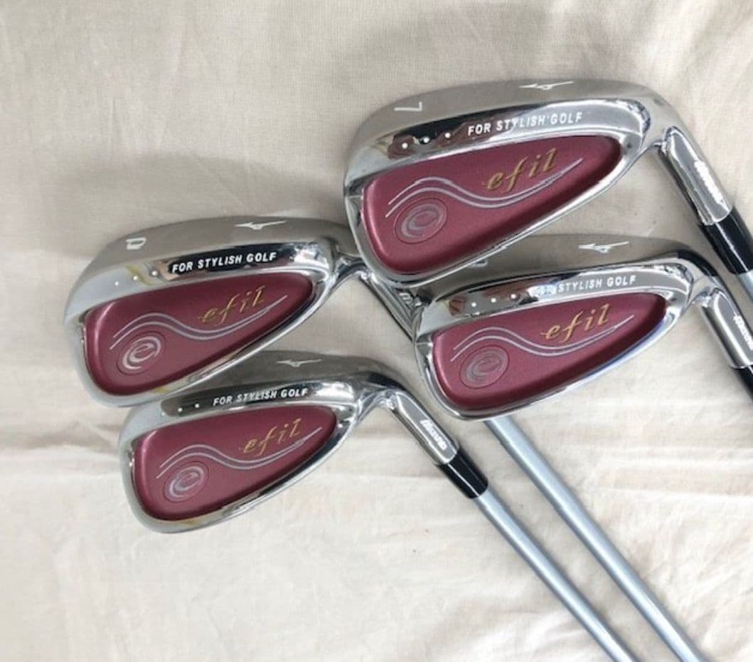 良品 ミズノ efil エフィル レディースクラブセット 8本 初心者 女性L