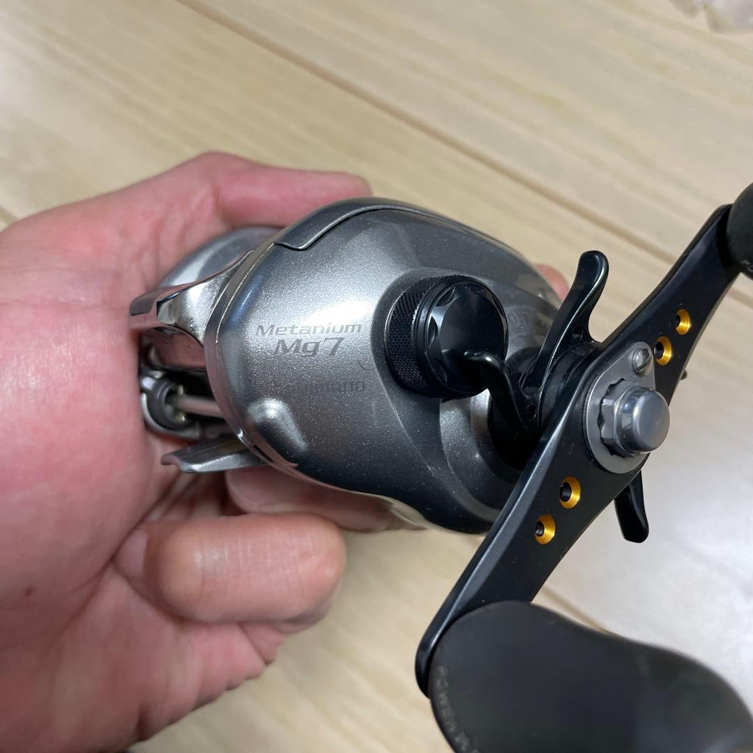 シマノ　07メタニウムmg7 ライトハンドル（パーツおまけ）