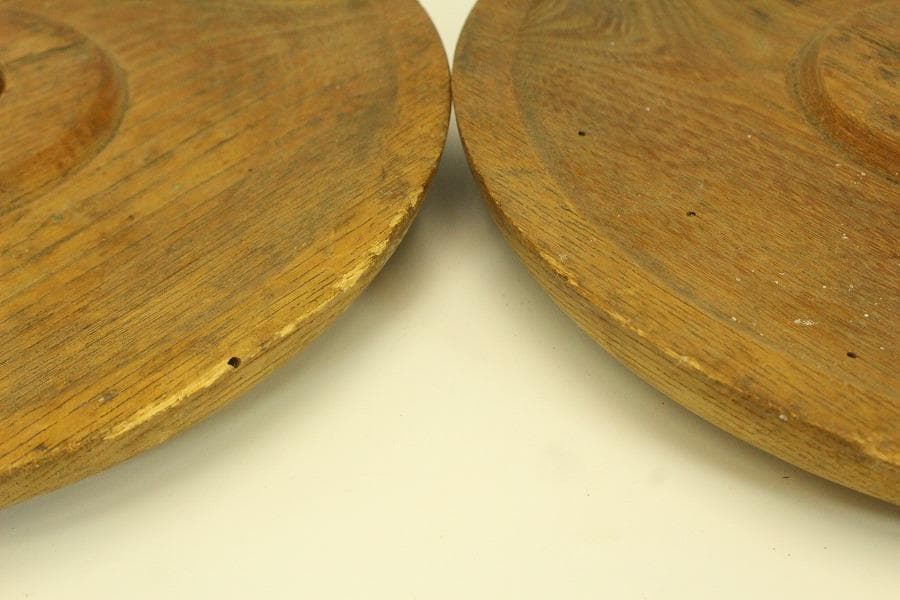 仏教美術 木製 燭台 一対 高82.5cm(メ1476)