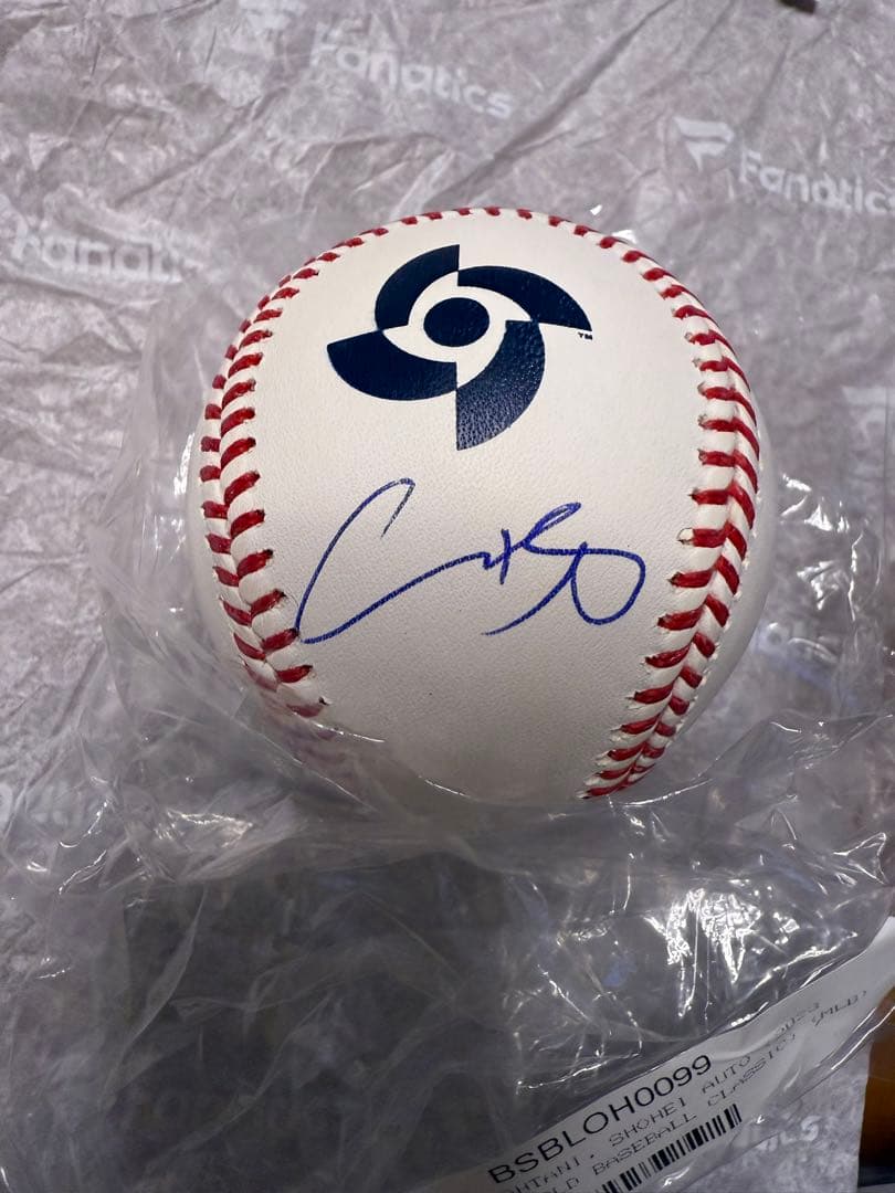 し*く様 サインバランス完璧！2023WBC大会前に書かれた大谷翔平選手直筆サイ