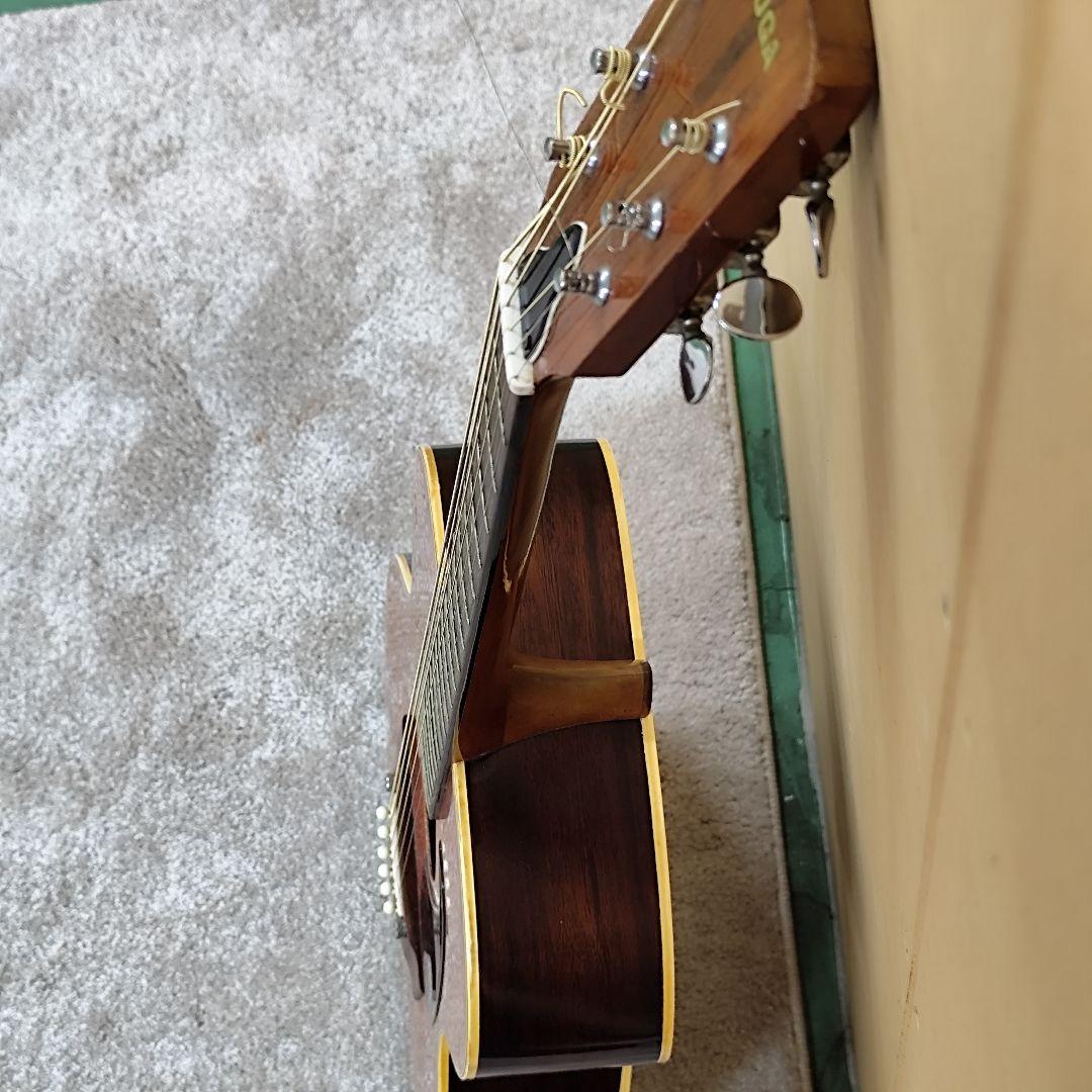 春日楽器 F-401 アコースティックギター ケース、カポタスト オマケ付