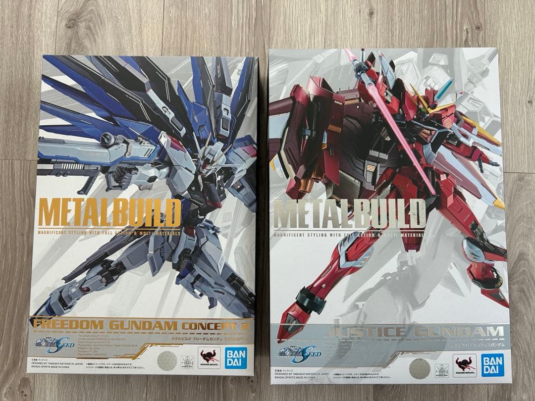 LBUILDメタルビルド　フリーダムガンダム・ジャスティスガンダムセット