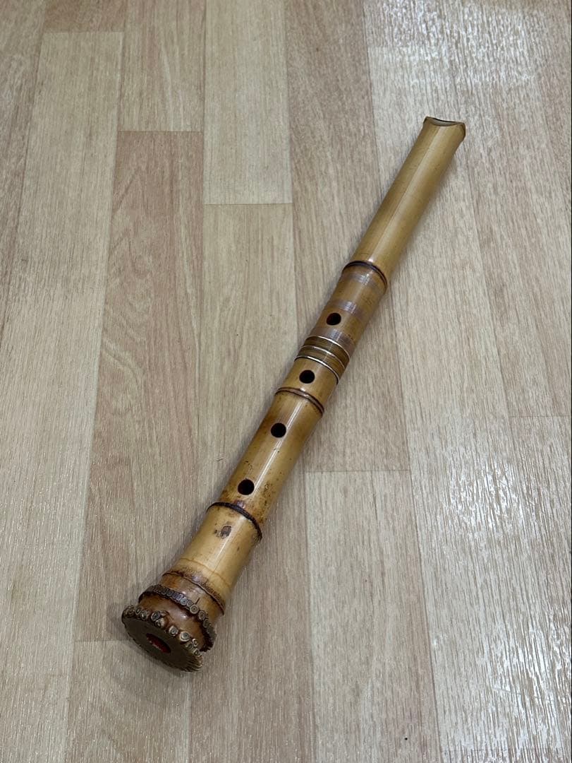 尺八　精華銘　1尺6寸　銀三線