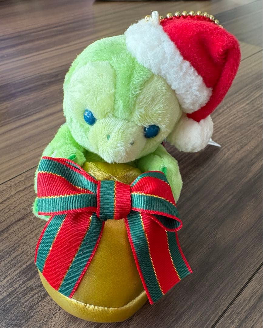 【新品】ディズニーシー　2021年クリスマス ぬいぐるみバッジ　4点セット