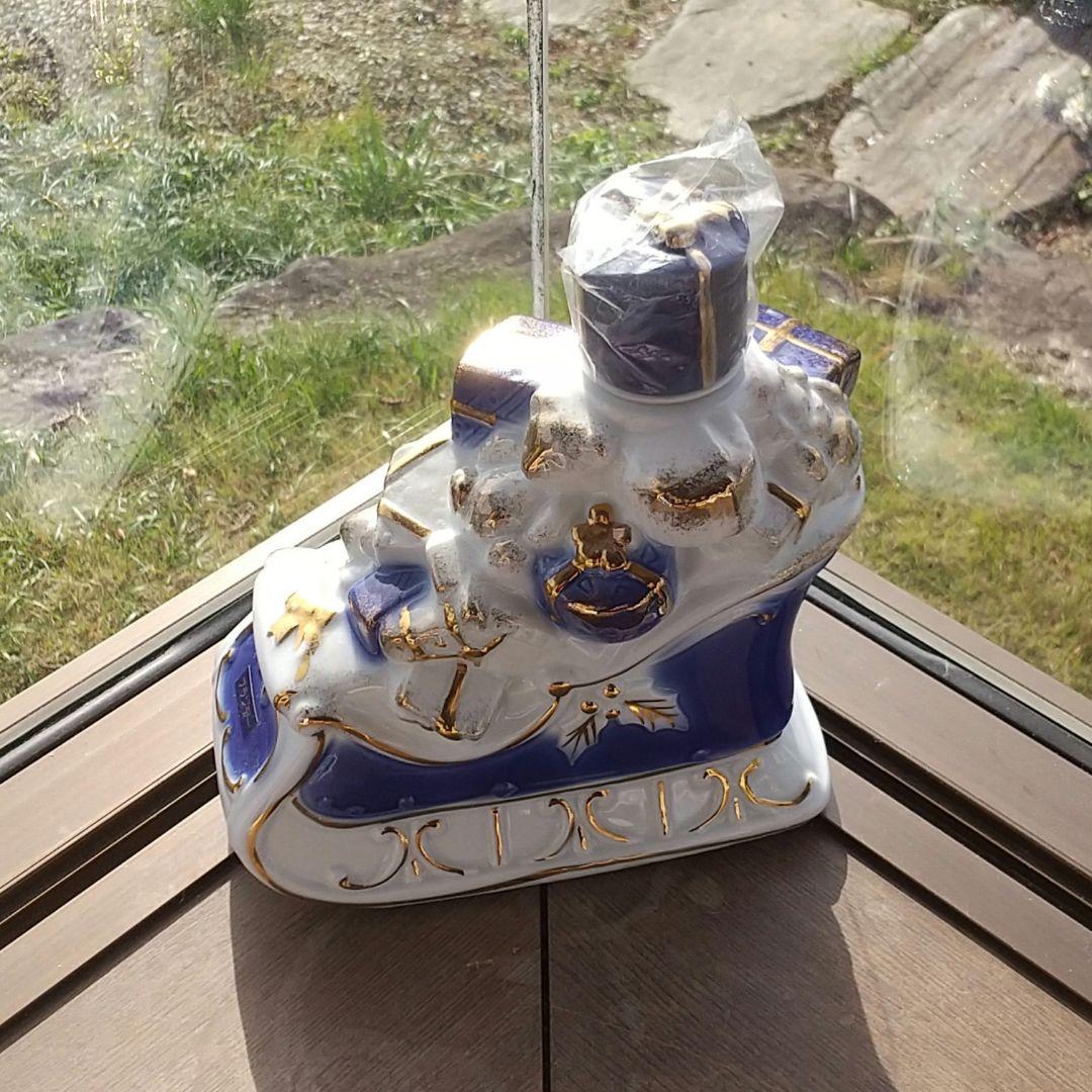 SUNTORY BRANDY〈クリスマス陶器ボトル★5TYPE・5本〉未開栓