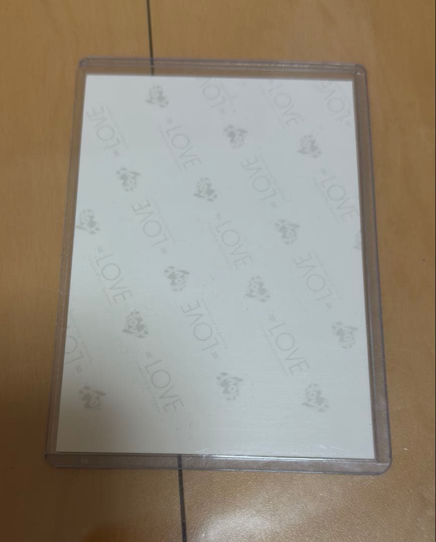 イコラブ 佐々木舞香 直筆 ピンクニット チュウ ラブソングに襲われる