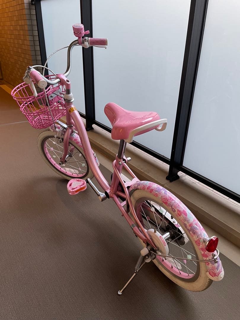 東京都武蔵野市 直接引取いただける方のみ ♡メゾピアノ子供用自転車 16インチ♡