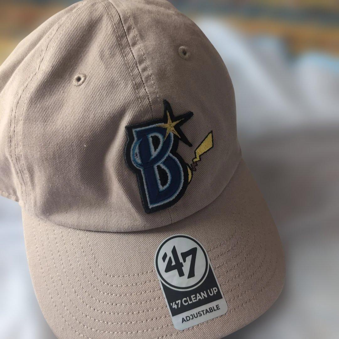 横浜DeNAベイスターズ ポケモンコラボ47 B ベージュキャップ 調整可能