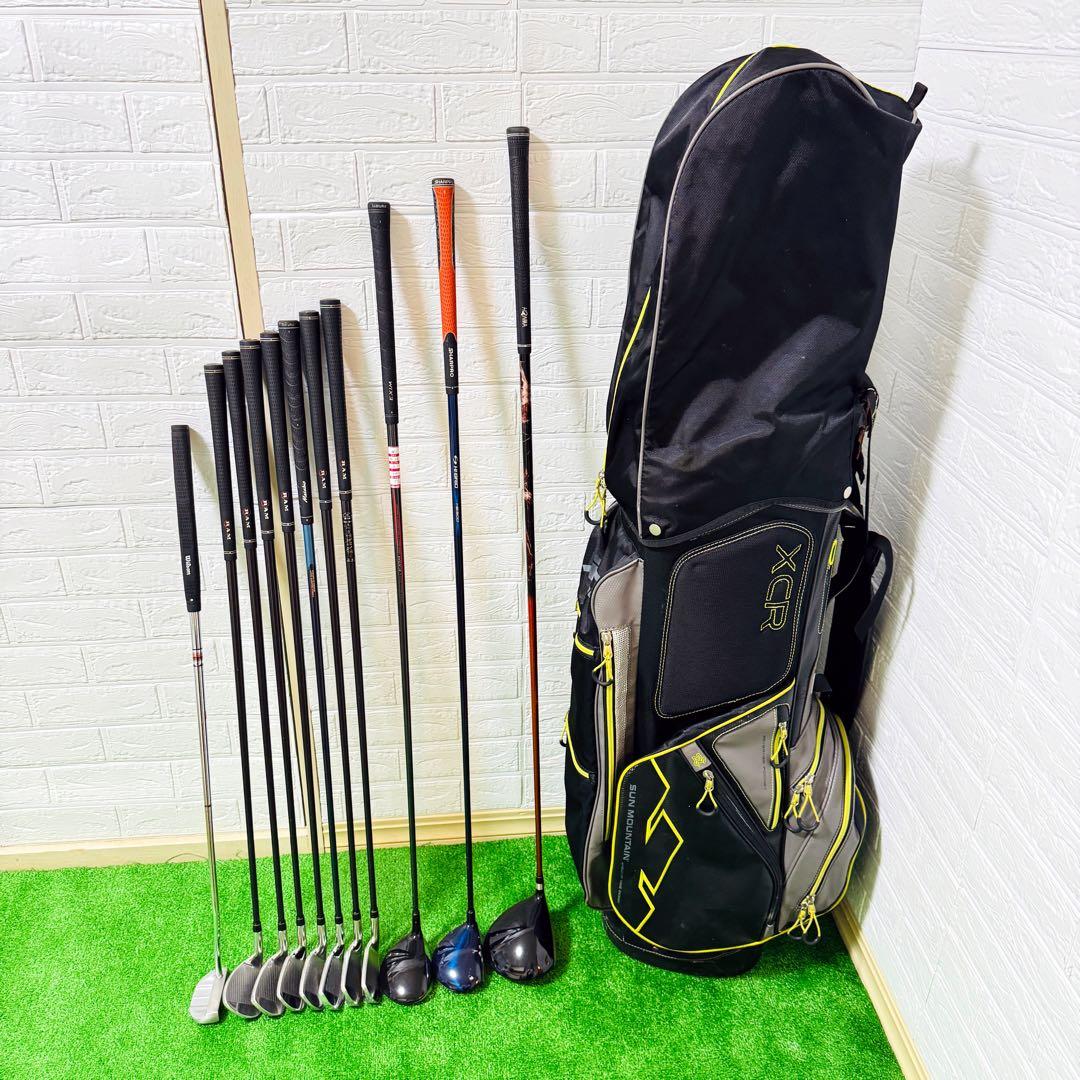 【大人気】サンマウンテン ホンマ メンズ ゴルフクラブ 初心者 セット10本