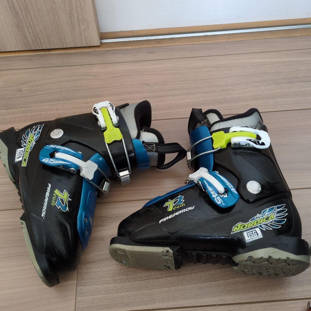 スキー板　100cm　ブーツ　19.5cm ビンディング　3点セット　ノルディカ