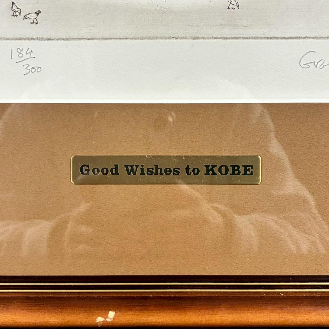 美品 グラハム・クラーク「ヴィンテージポート」エッチング 直筆サイン入 神戸