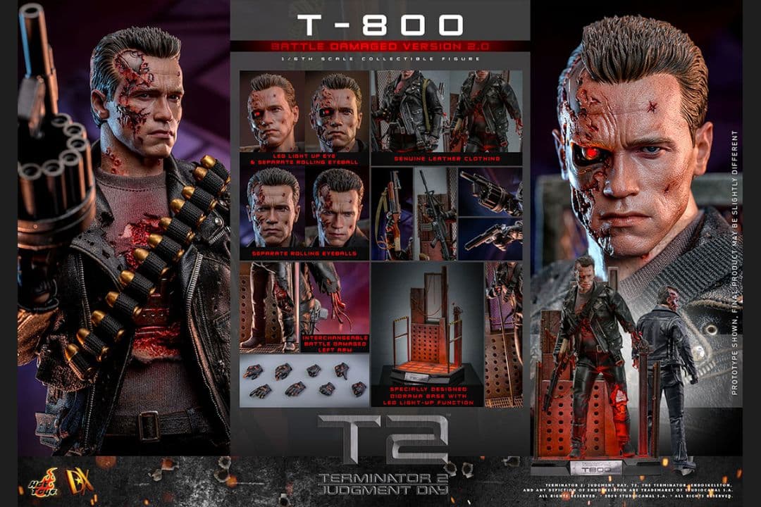 ホットトイズ T-800 バトルダメージ版 2.0 DX46『ターミネーター2』