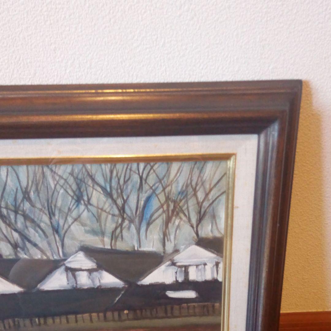 堀内規次画伯　油絵　酒田山居倉庫