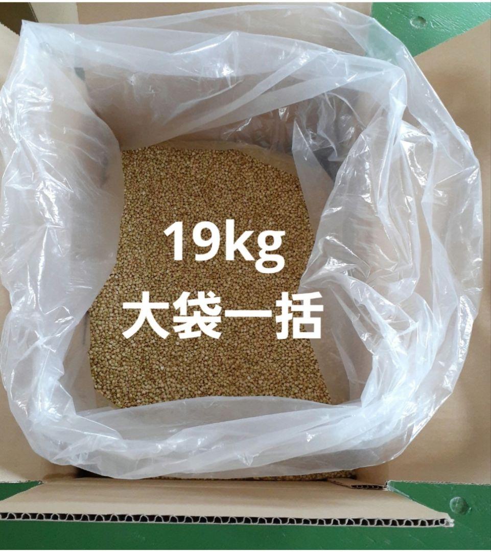 【anhi 】 そばの実 19kg 生産農家直送