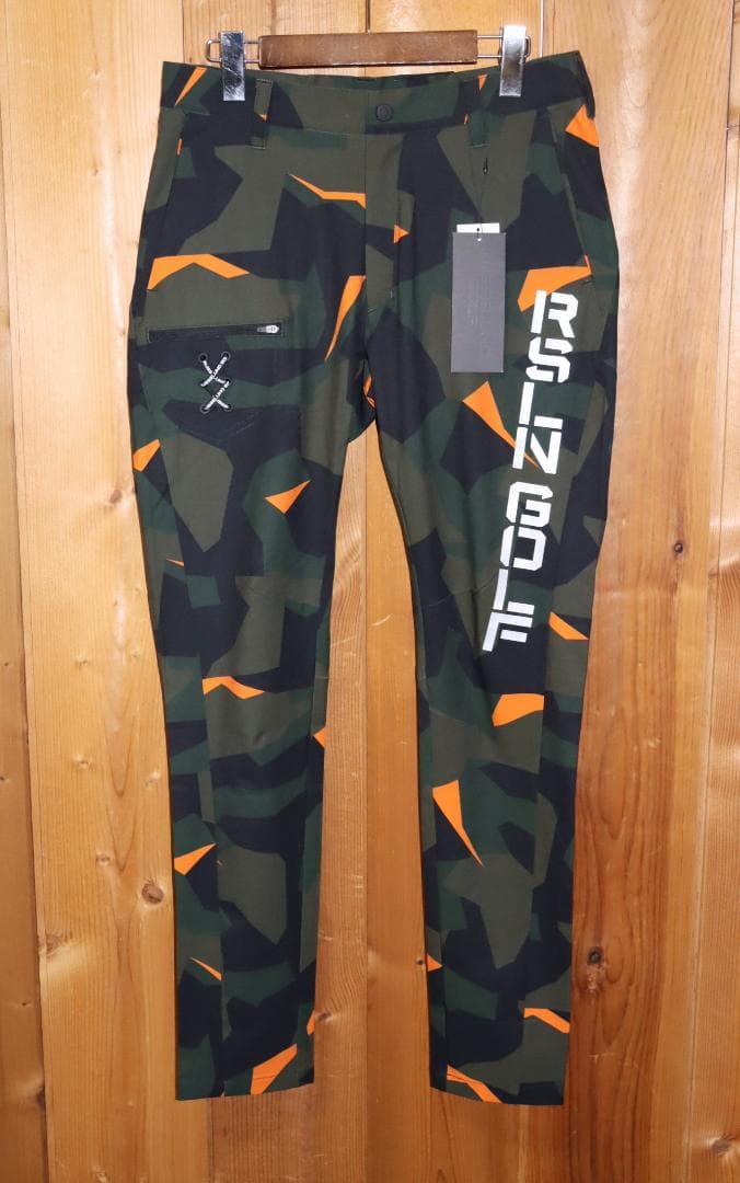新品 ラッセルノ ゴルフ ストレッチ カモフラロングパンツ (4/M)　Ⓗ
