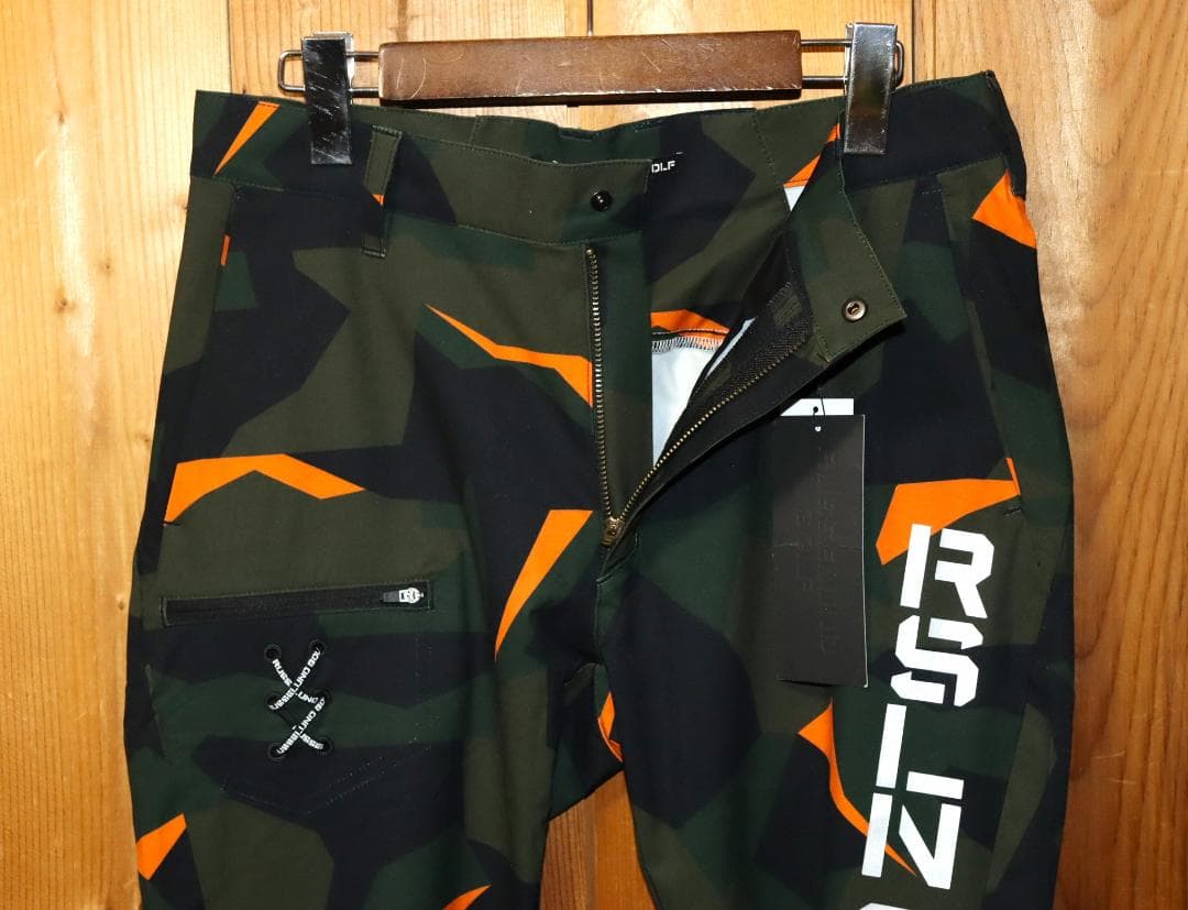 新品 ラッセルノ ゴルフ ストレッチ カモフラロングパンツ (4/M)　Ⓗ