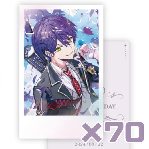 剣持刀也 誕生日グッズ チェキ風カード 70枚