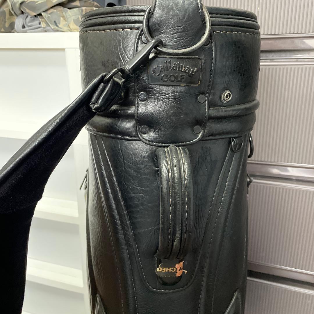キャロウェイ　ツアーキャディバック　本革　ビンテージ