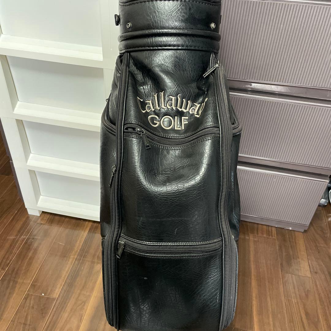 キャロウェイ　ツアーキャディバック　本革　ビンテージ