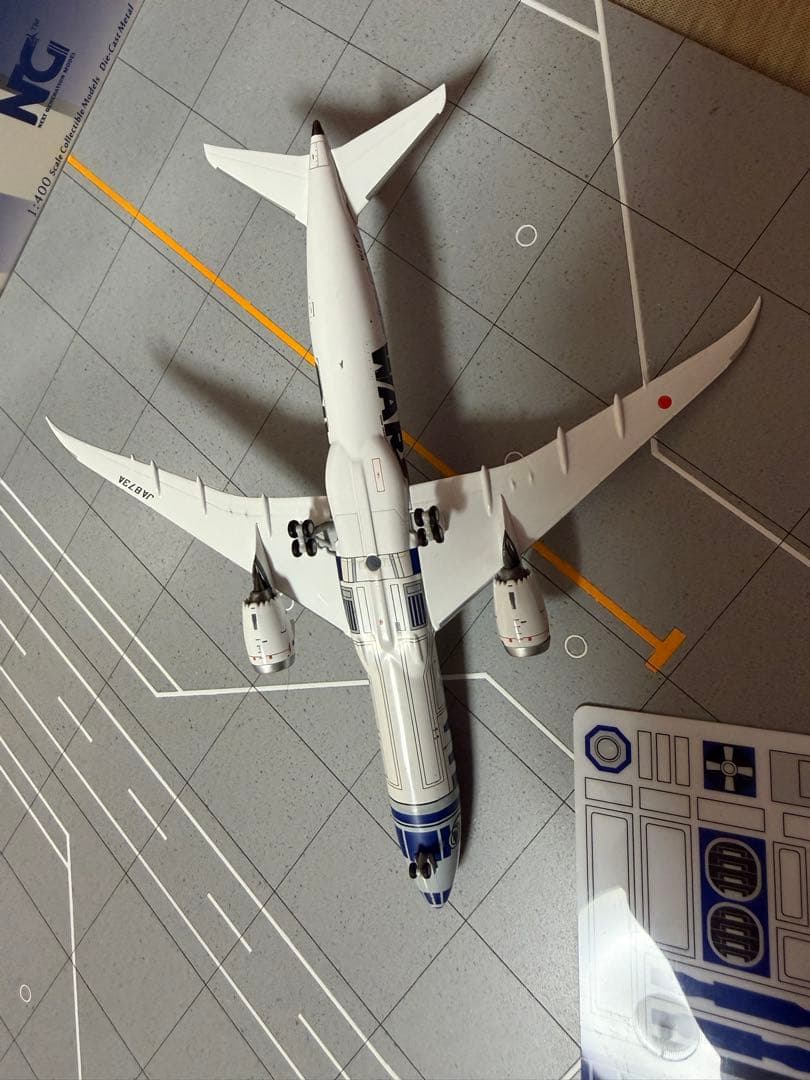 ANA STARWARS塗装 模型 JA873A 1/400